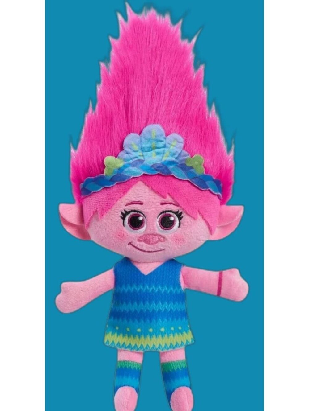 DreamWorks QUEEN POPPY Trolls Band Together Plush Doll 14 Inch NEW
